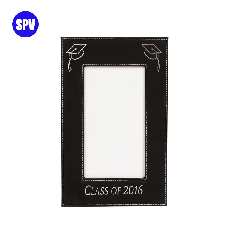 4" x 6" Laserable Leatherette Photo Frame, Glowforge Laser Supplies CO2 Laser Supply Personalized Gift, Office Accessories supplier