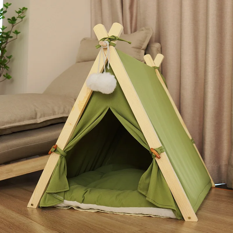 product wholesale high quality foldable comfortable breathable pet dog cat tent washable pet nest house-50