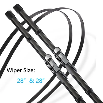thumbnail image 2 of Autoview Windscreen Wiper Blade Set For Ford Kuga SUV 2013-2019 – Front 28"+28" + Rear 10", Pinch Tab 2 of 4