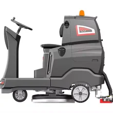 High efficiency JS C6 Ride On Floor Scrubber Cleaning Equipment concrete flooring scrubbers