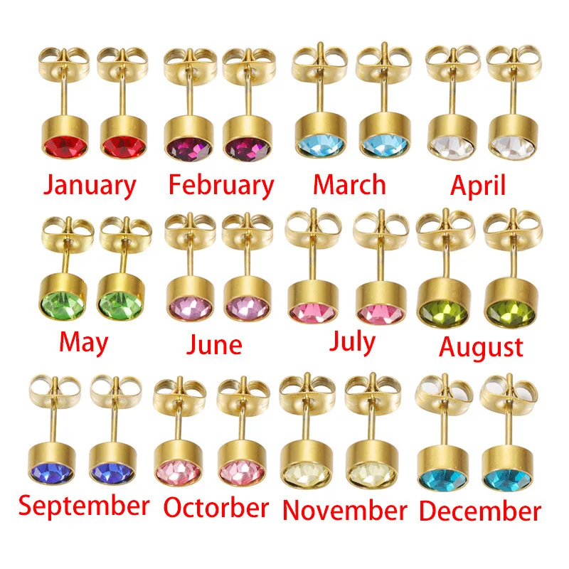 Birthstone Earrings