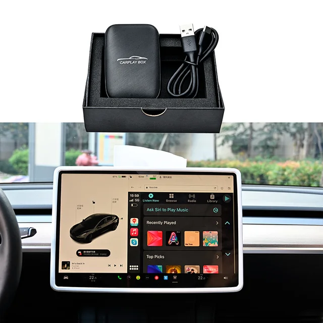 Apple Carplay Version Carpaly Ai Box For Universal Auto Mini Carplay Wireless Carplay Box Connection With Iphone Gps Navigation