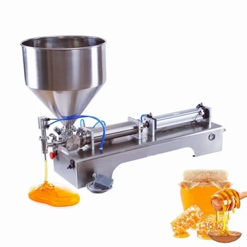 Professional Custom Automatic Desktop Single Head Device Chicken Sauce Cream Paste Filling Machine