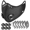16 filter elements, 6 valves (black)