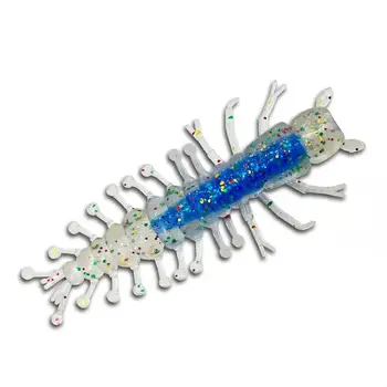 CHEERY High Quality 6cm 1.7g TPR Centipede Soft Lure Hellgrammite Plastic Bait Midwater Freshwater Fishing 5 Colors – Soft Lure – view 5