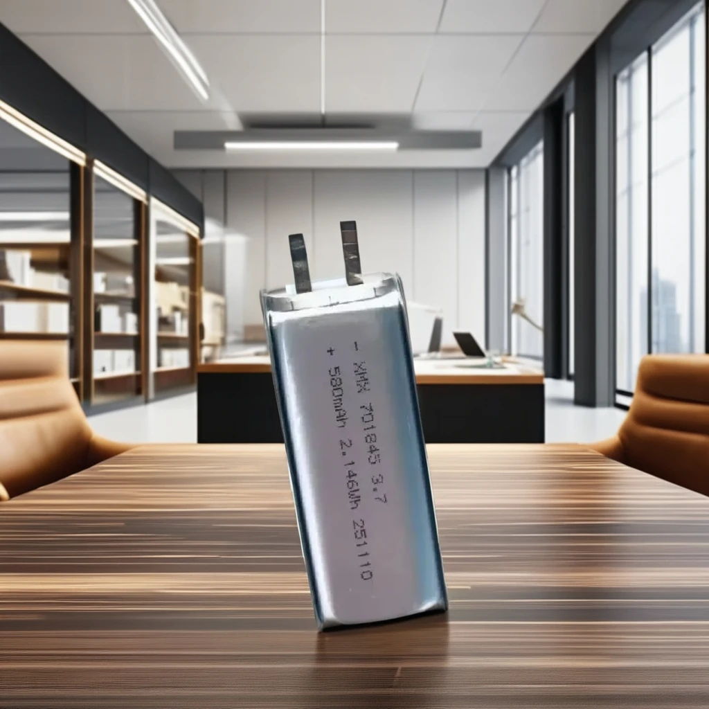 Rechargeable Polymer Li-ion 701845 3.7V 580mAh LiPo Battery Pack in Stock Guangdong China Hc82ce2540b3b4eca97c7151aeee18041t