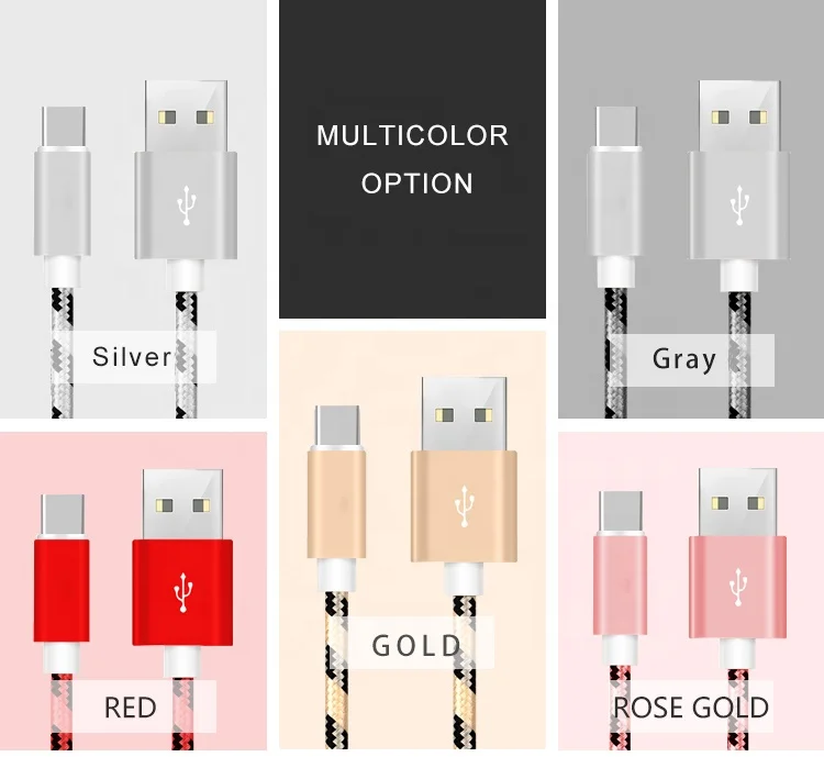 Самые популярные товары, 3 фута, серый Плетеный USB-кабель для зарядки iPhone
