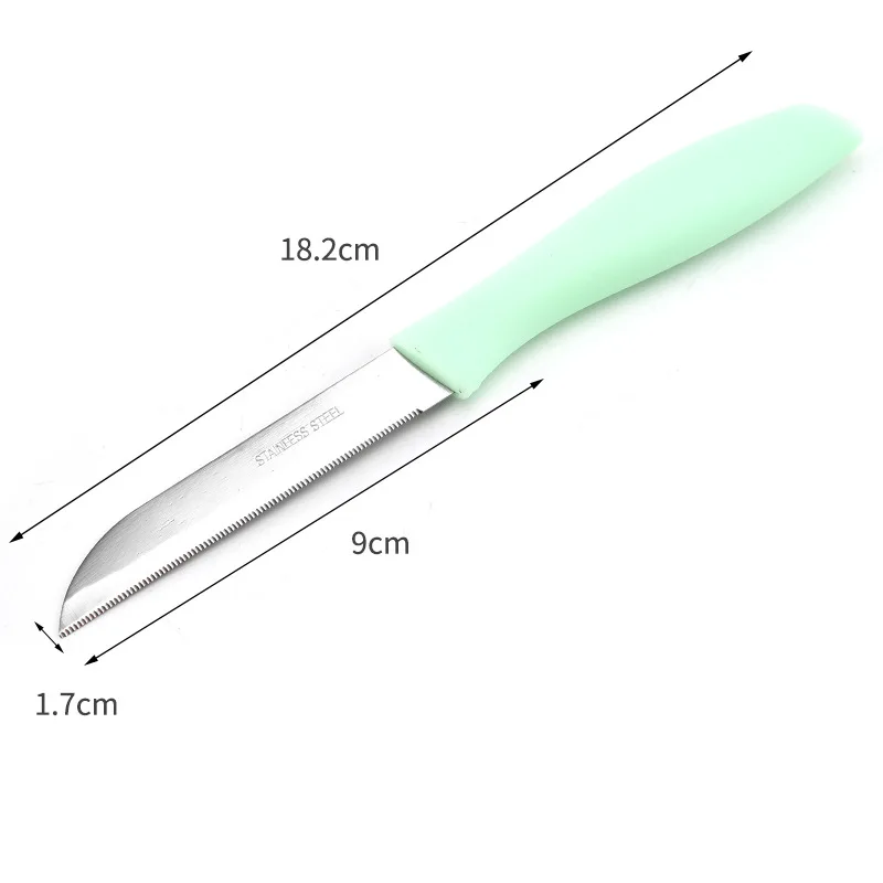 3pcs Stainless Steel Pocket Knife Fruit Cutting Pocket Knife Set With