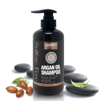 custom logo vegan Private Label  morocco argan oil  sulfate free hair shampoo supplier