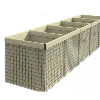 Customized Defensive Gabion Box Sand Wall Welded Bastion Explosion Proof Cage Hesco barrier hesco bastion