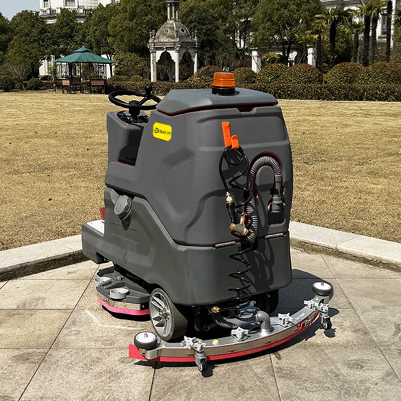 Professional Automatic Walking Hand Type Baiyi-RX520  Industrial Washing Machine Floor Scrubber