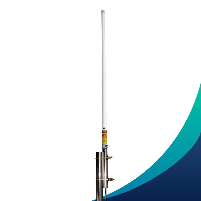 White N-K Connector 200W Power 6dBi Gain 351-366MHz UHF Omnidirectional Antenna