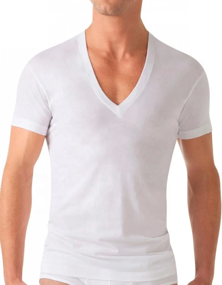 deep v neck t shirts for mens