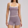 taro purple top&shorts