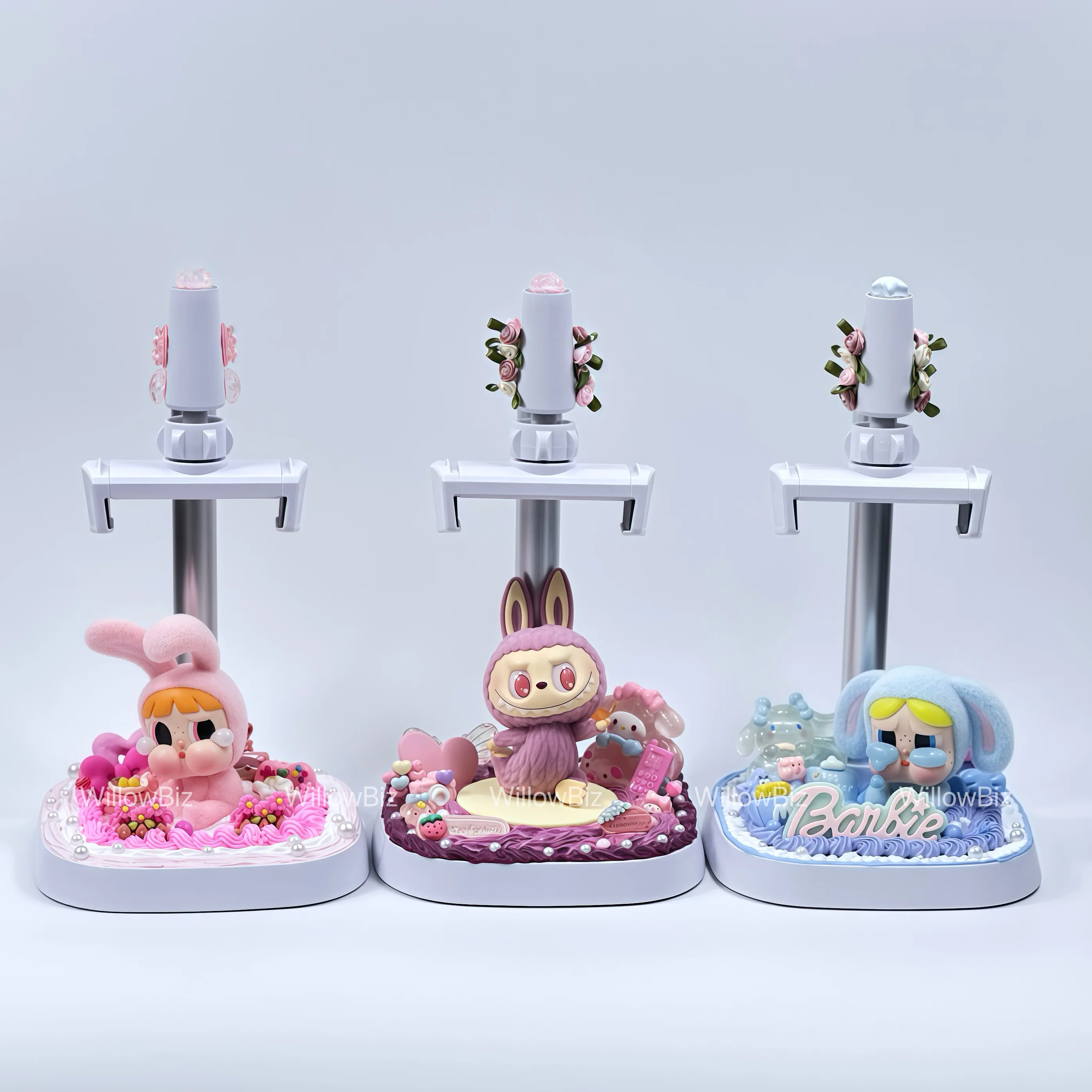 LABUBU CRY BABY POP MART MOLLY Phone Stand Phone Holder Authentic Charm DIY Cute Adjustable DIY Factory Strap for All Phones