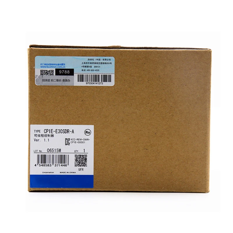 New Original Omron CP1E-E30SDR-A compact PLC. Adopts relay output and integrated I/O design. Stable operation and strong anti-interference, easy to program. Perfect for small machinery, production lines and general industrial automation control.