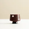 Hand-painted small flowers-square cup
