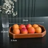 Long octagonal fruit plate