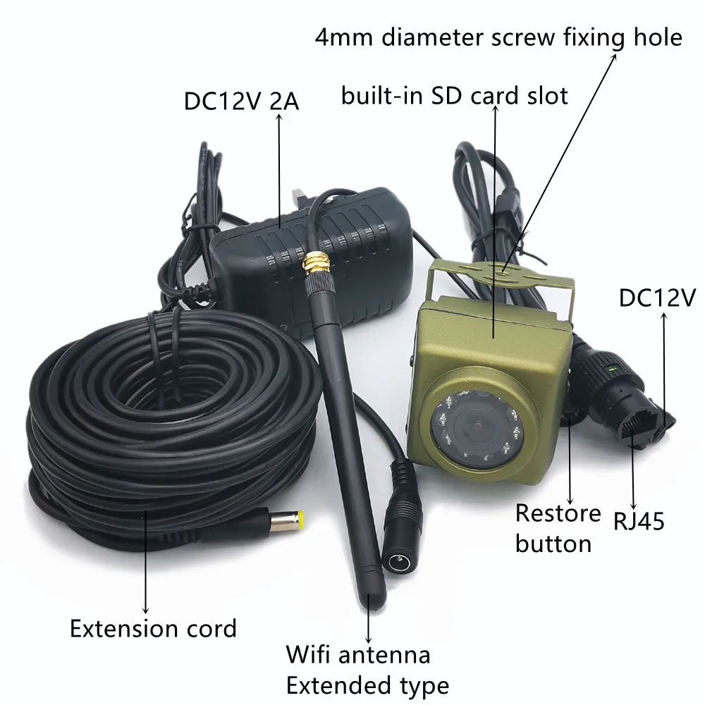 reeカメラ RTMP Bird Box Camera with Night Vision & Audio - Bird Nest