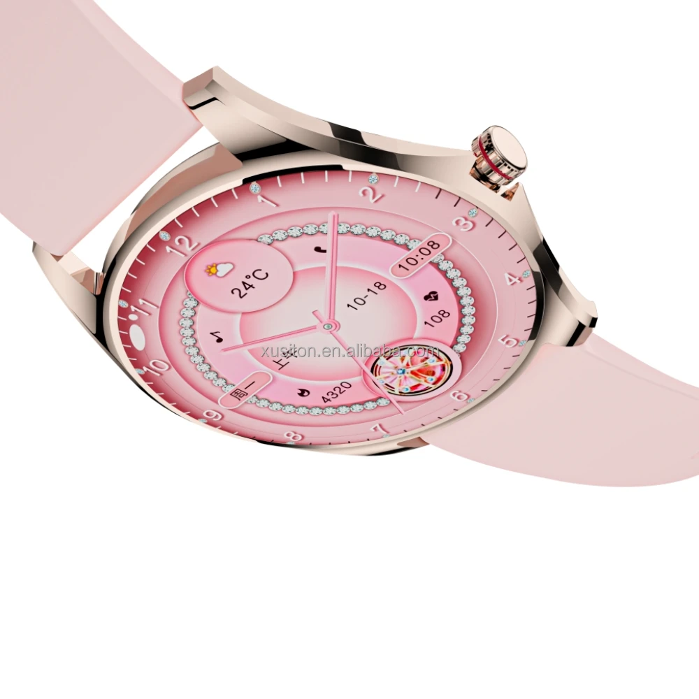 2025 V36 Smart Watch for Women Heart Rate Blood Pressure