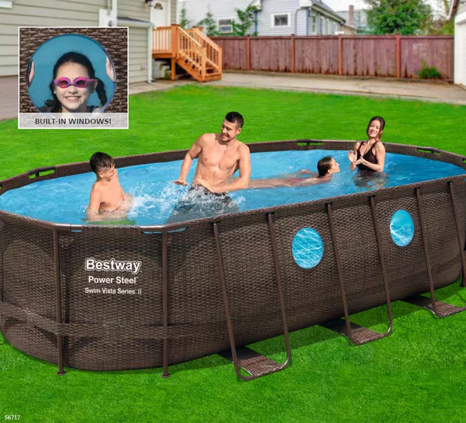 Bestway 56716 Oval Swim Pool 