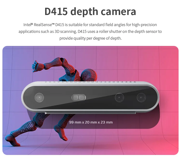 RealSense™ Camera de profondeur D455f | Génération Robots