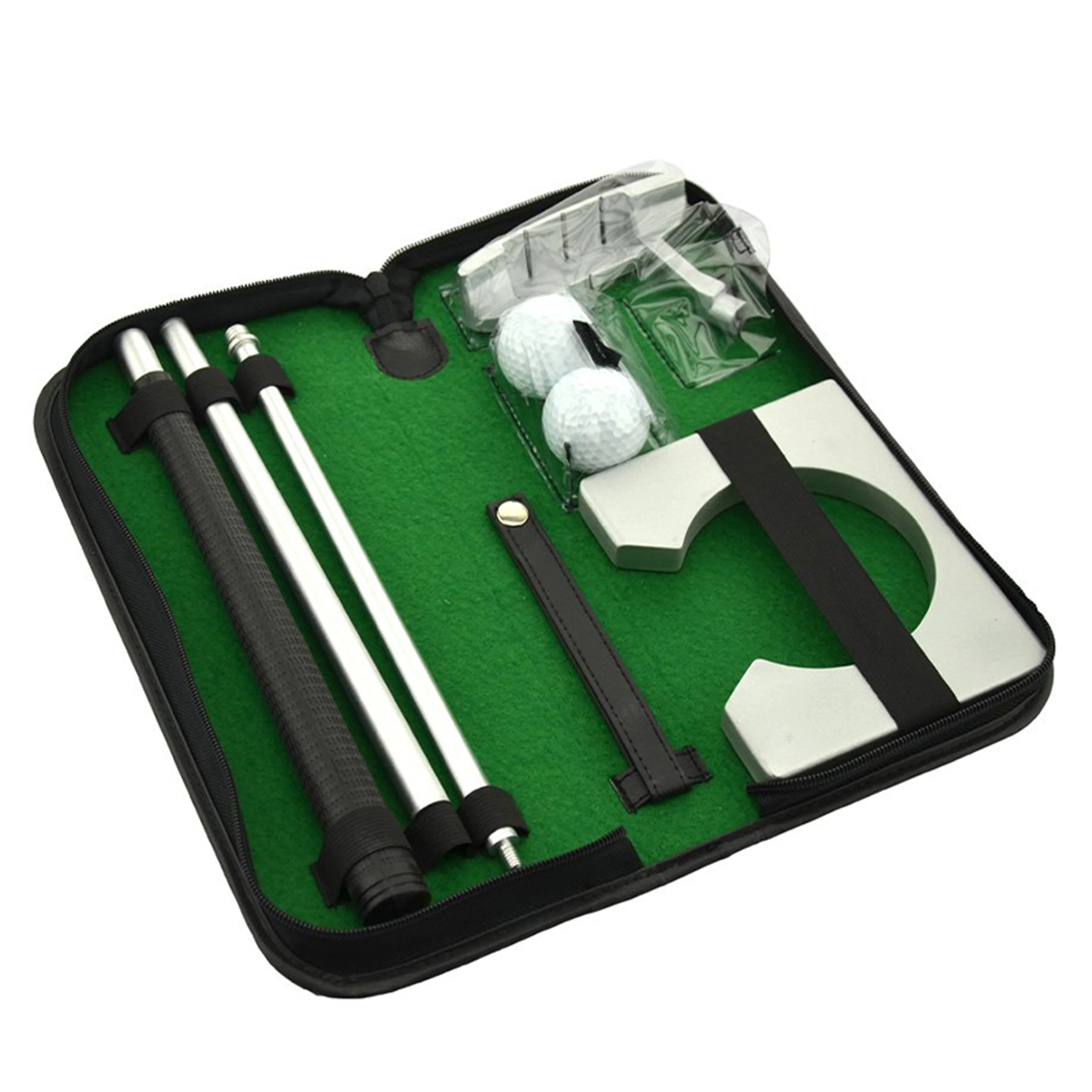 How True Indoor Golf Putting Practice Aluminum Golf Putter Set