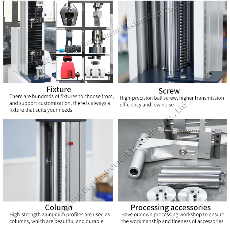 Single-column Touch Screen Servo Universal Tensile Test Machine with ...
