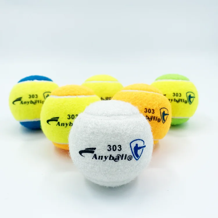 High Quality Made in China Tennis Ball Custom Logo and Color Promotion Tennis Balls Durable Anyball For Training details