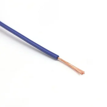 PVC Copper Flexible Wire Soft Electric Cable Auto Led Speaker Audio Power Car Wiring 1mm² Violet Color