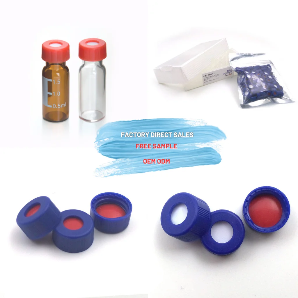 High Quality 9mm 2ml/1.5ml HPLC Vial Lab Borosilicate Glass Chromatography Vial for Sample Storage