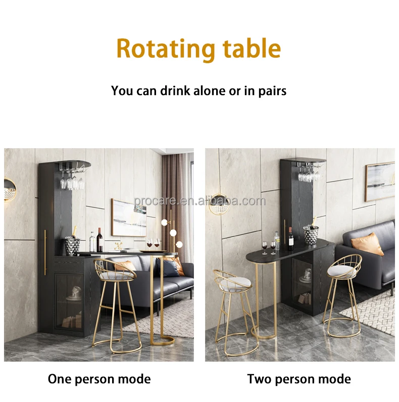 rotating bar table