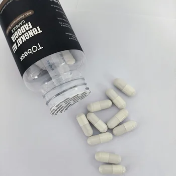 Customized Label and Logo Tongkat Ali Capsules for Energy Support and Vitality Enhancer Rich in Fulvic Minerals for Adults