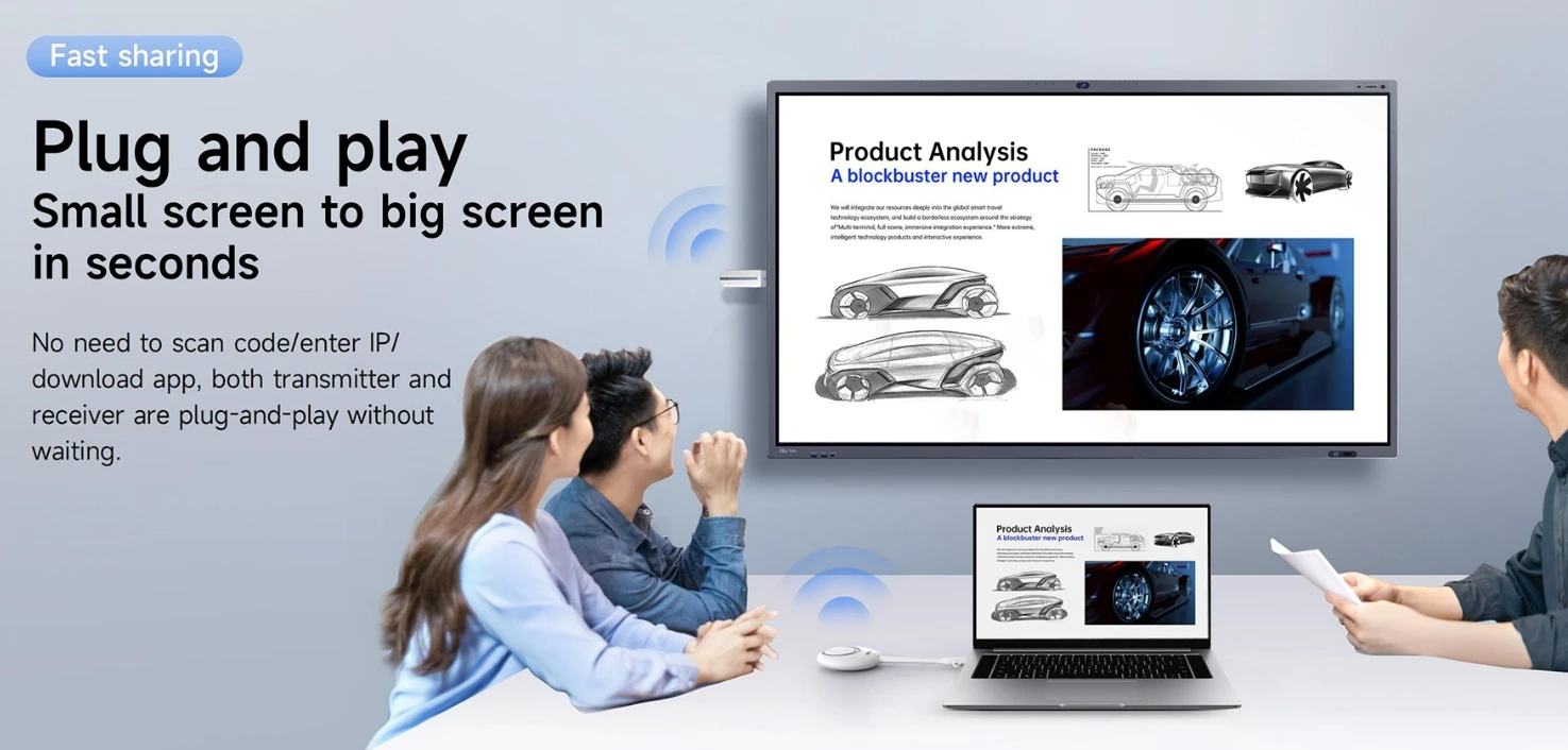 Horion HG-2S Screen Mirror Dongle Smooth Projector Mirror Screen Display Adapter  Wireless Screen Transmission