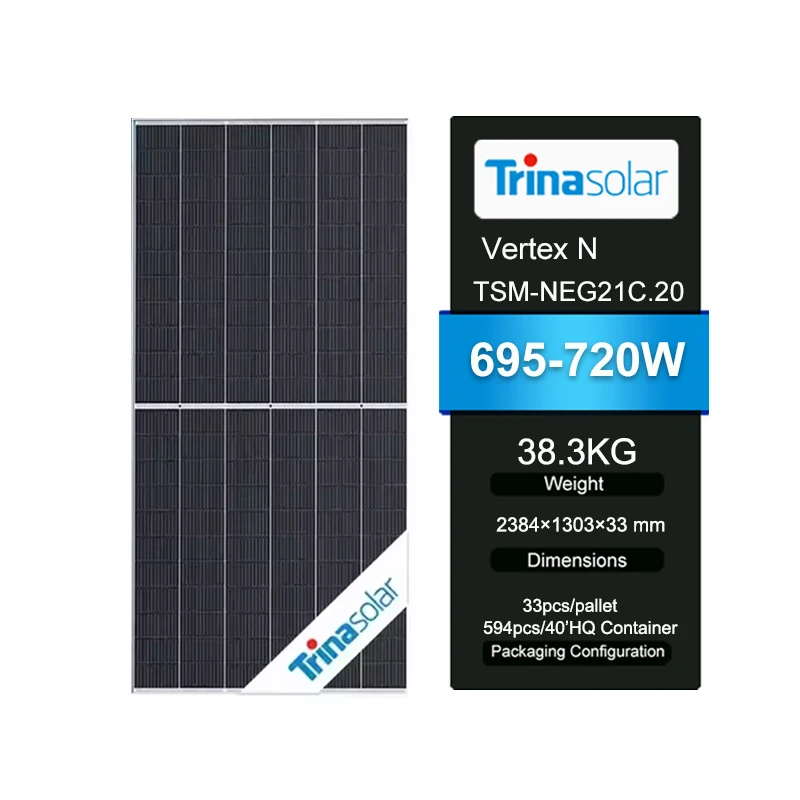 JINKO JA LONGI Trina 700W Solar Panels - Efficient & Durable