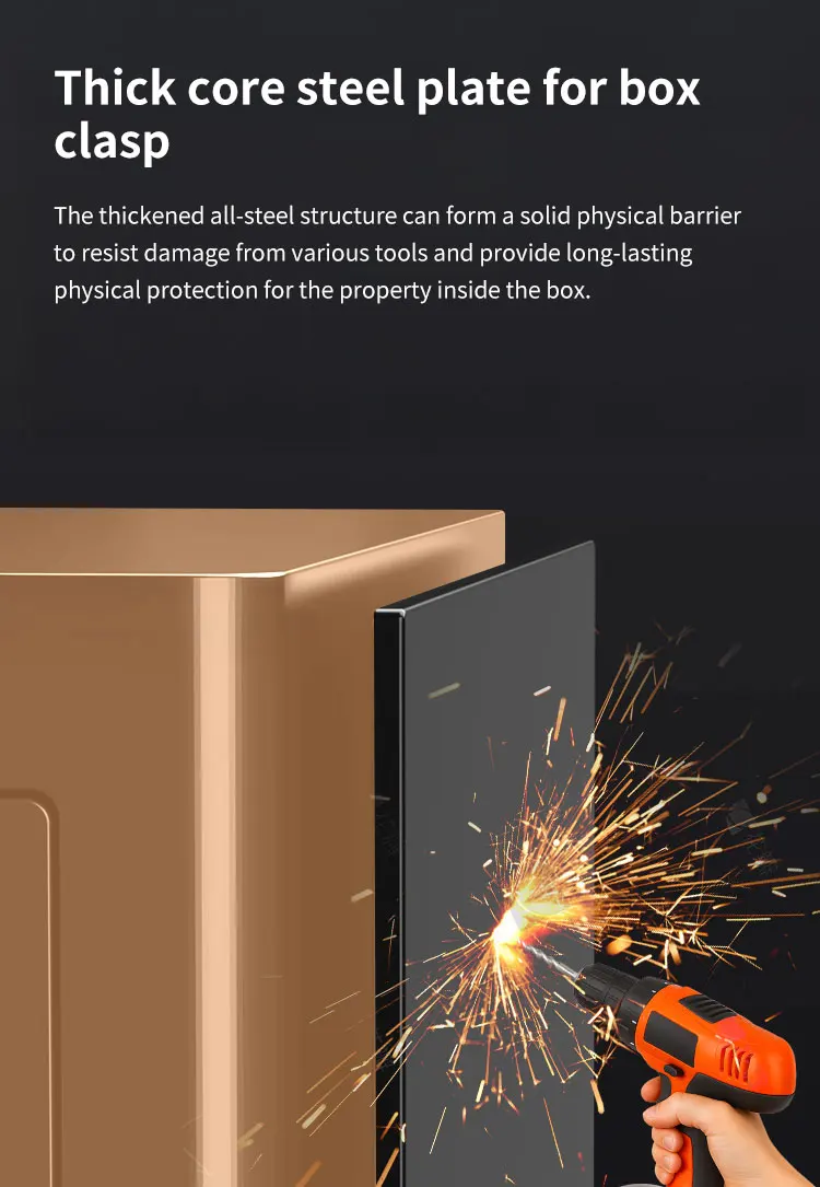 CEQSAFE Security Safes WiFi Smart Home & Office Digital Safe Box with Fingerprint Electronic Safe Box details