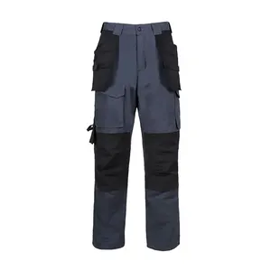 Factory Men 4-Way Stretch Work Wear Trousers Multi-Pockets Trousers Workwear Pants for Men Fireproof Pants Construction Trousers
