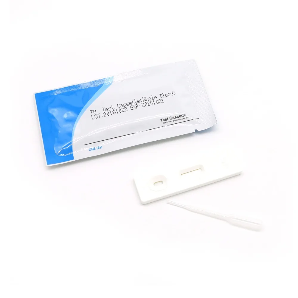 Medical Disposable Diagnostic One Step Syphilis TP Rapid Test Cassette