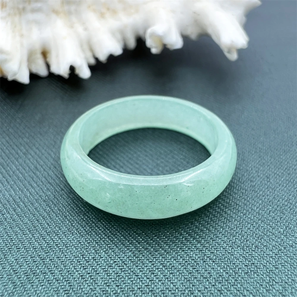 Pop Hot Selling Gemstone Rings Rose Quartz Labradorite Ring Red Jasper  Jewelry for Women Men Amethyst Circular Ring #7