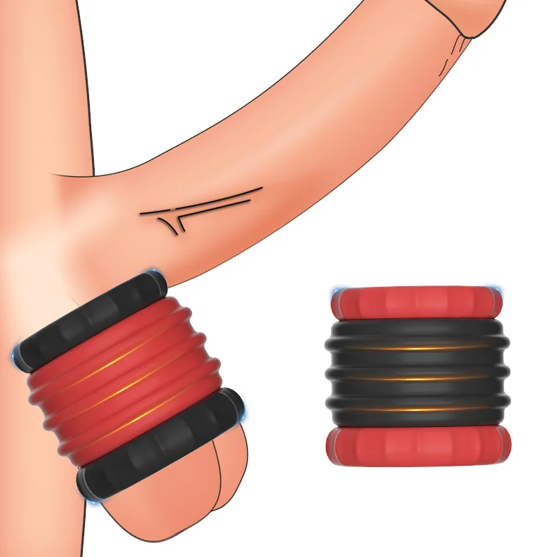 硅胶阴茎环套装，配有2种不同的公鸡环性玩具公鸡环，增强勃起和持久，男性性玩具 - Buy Cock Ring Peinscock Ring Thick	coke Ring For Chastity Cagecock Ring Siliconeblack Cock Ring Product on Alibaba.com