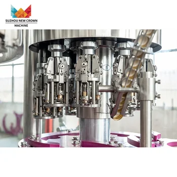 China Factory Supply Automatic Beverage Filling Machine Soda Soft Drink Glass Bottle Washing Filling Capping