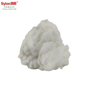 Sylon conductive staple fiber in white color anti-static anti-dust factory wholesale