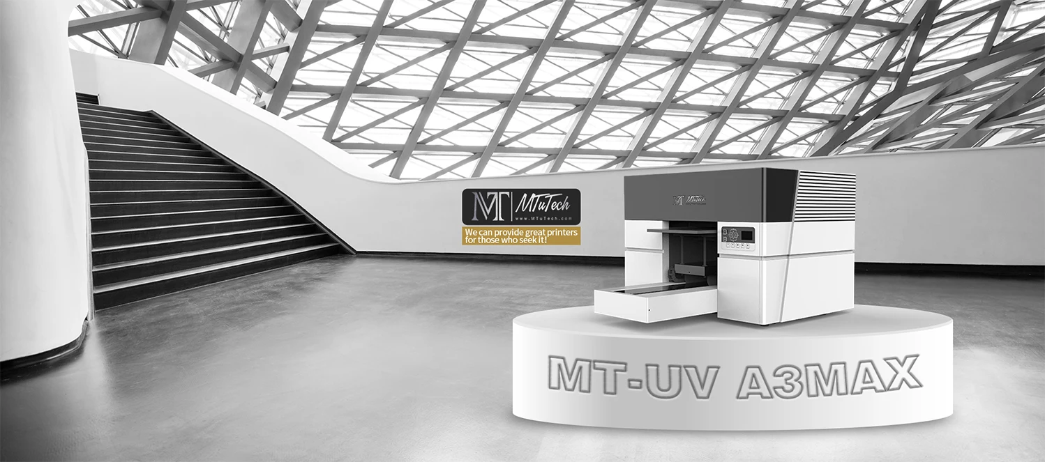 MTuTech A3 UV Flatbed Printer MT-UV A3MAX UV DTF Printer No Limit for Substrate Surface