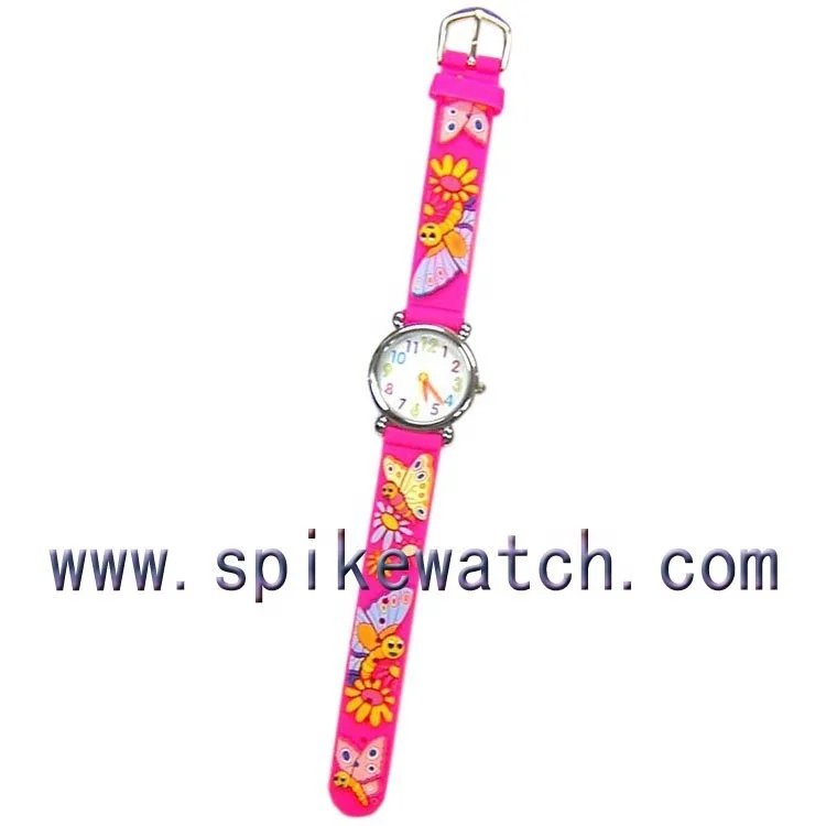 Cartoon Silicone Children Watch 3D Animal Watch Strap for Kids