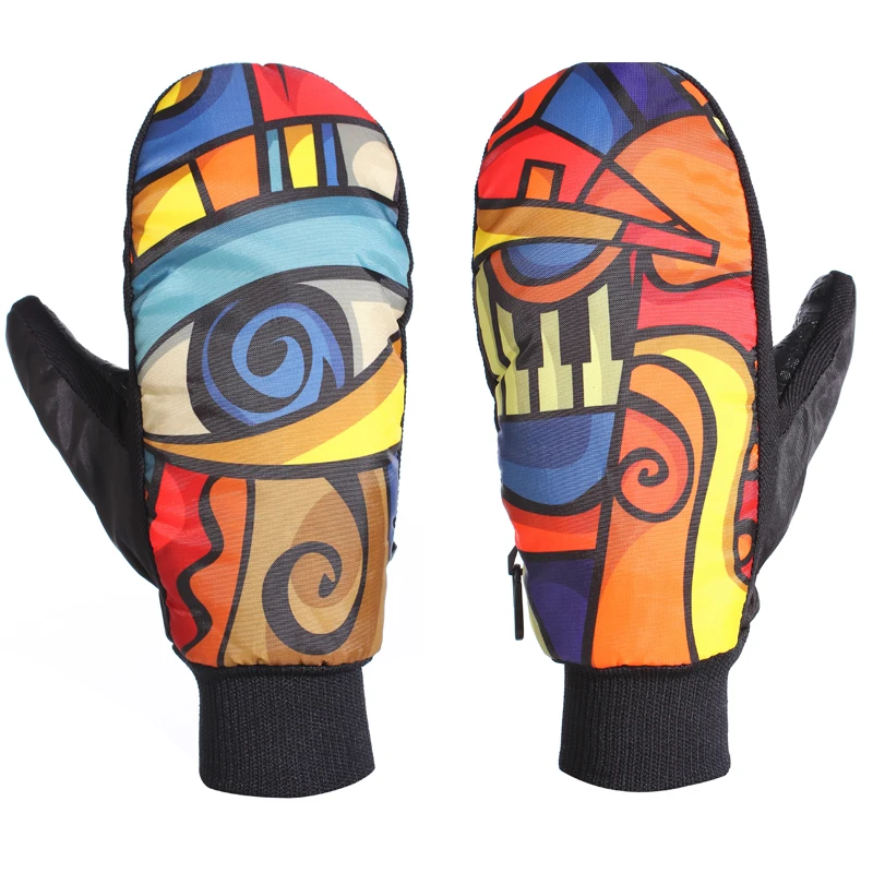Высококачественные зимние варежки для сноуборда мужчин и женщин