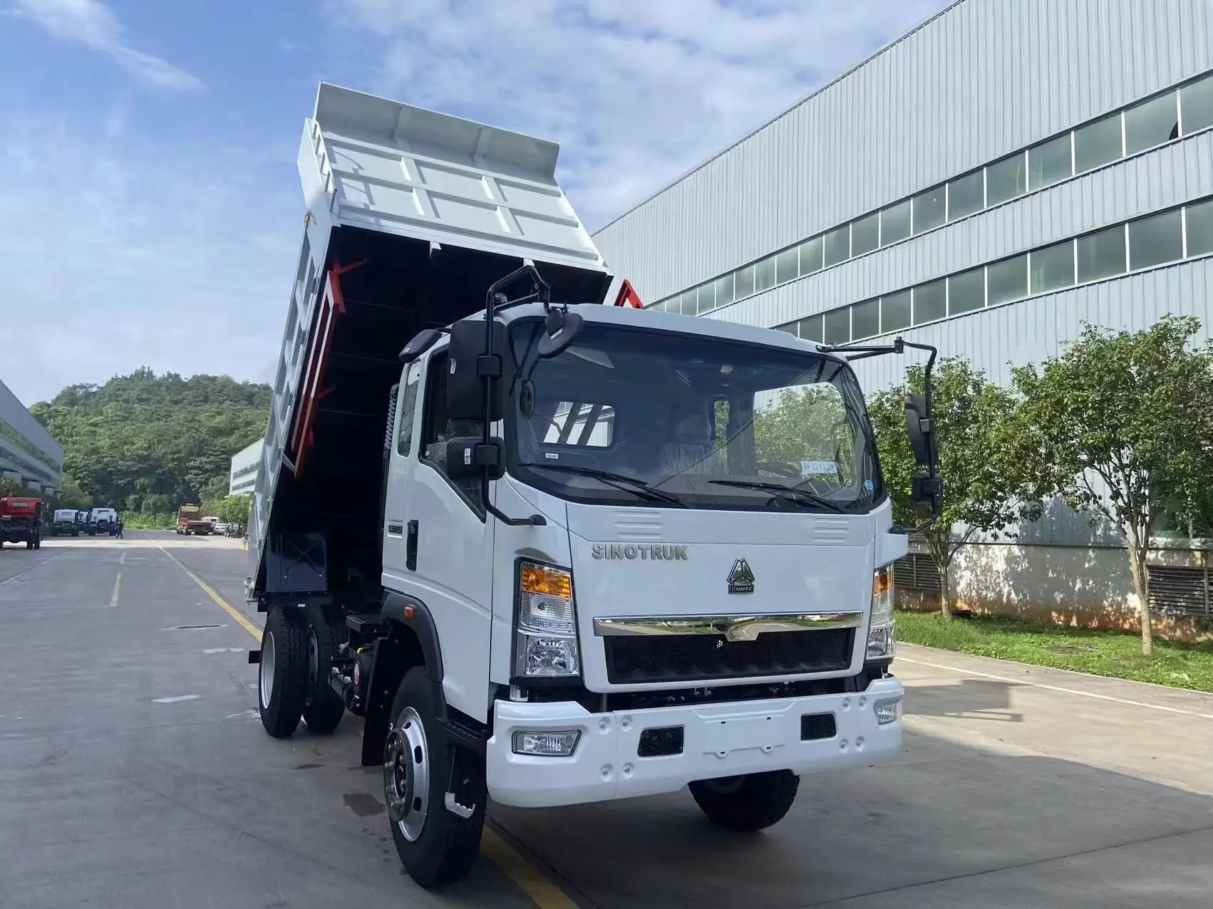 rhd dump truck self offloading cheap for sale-2