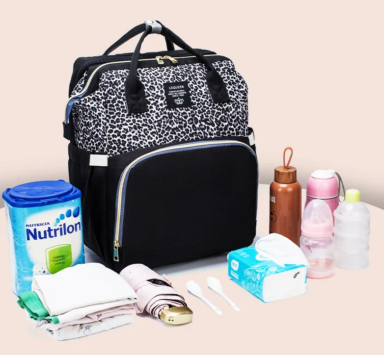cheetah diaper bag backpack