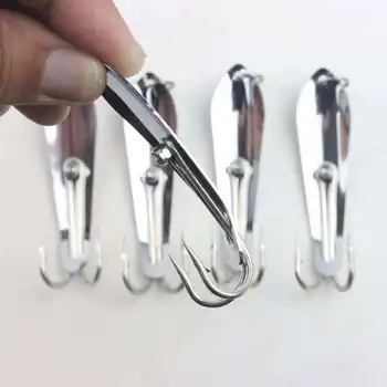Casting Stainless Steel Fishing Spoon Lure-Ocean Boat & Ice Fishing Trolling Bait for Bass & Carp 40g – Metal Jig – view 2