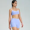 Shorts Suit (Lavender Blue)