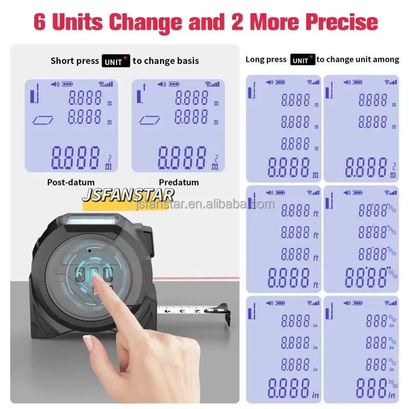 New Multifunction High Precision 40m Pocket Accuracy Best Brand Digital Laser Meter 3in1 Distance Measure